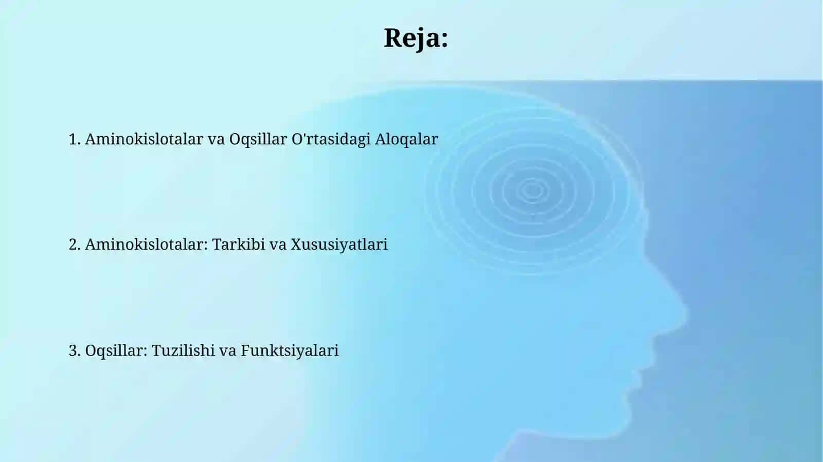 Aminokislatalar va Oqsillar 2