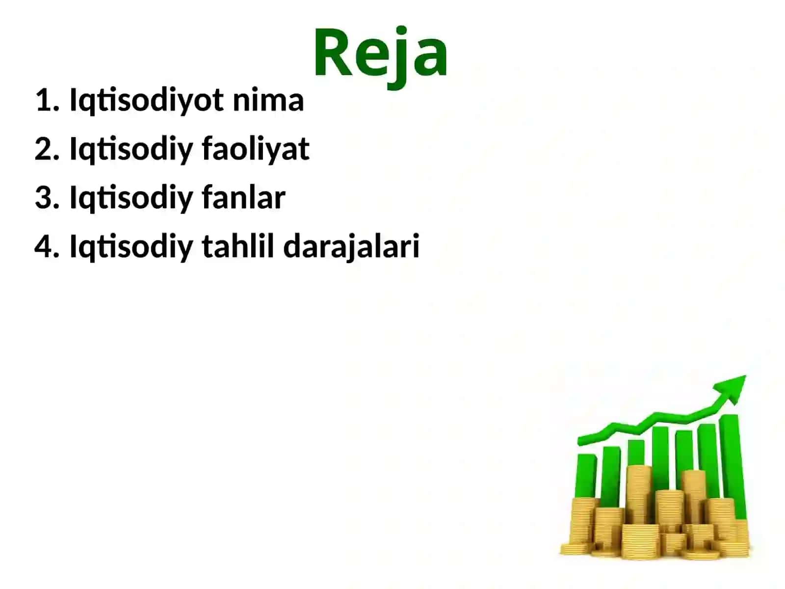 Iqtisodiyot fan sifatida 2