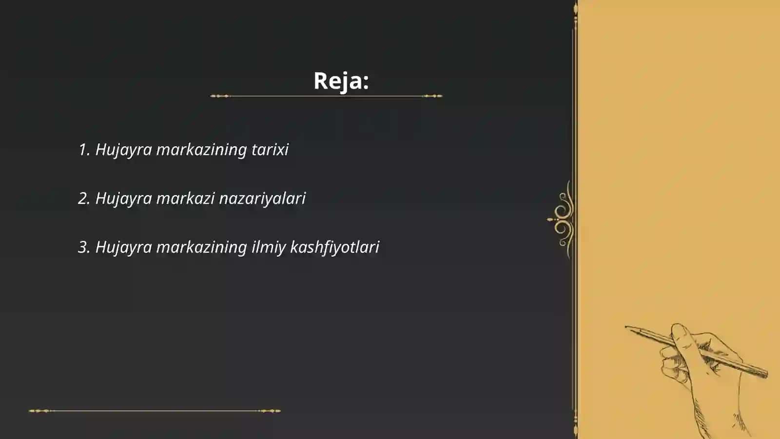 Hujayra markazi 2