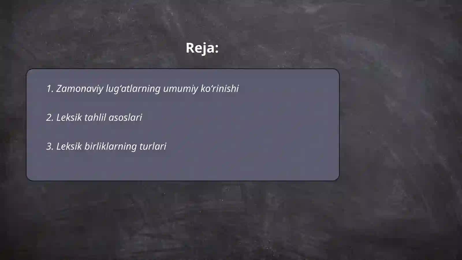 Zamonaviy lugʻatlar tahlili leksik, semik va semantik tahlil 2