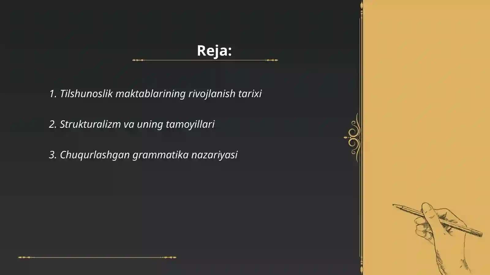Tilshunoslik maktablari talimotlarining asosiy mohiyati 2