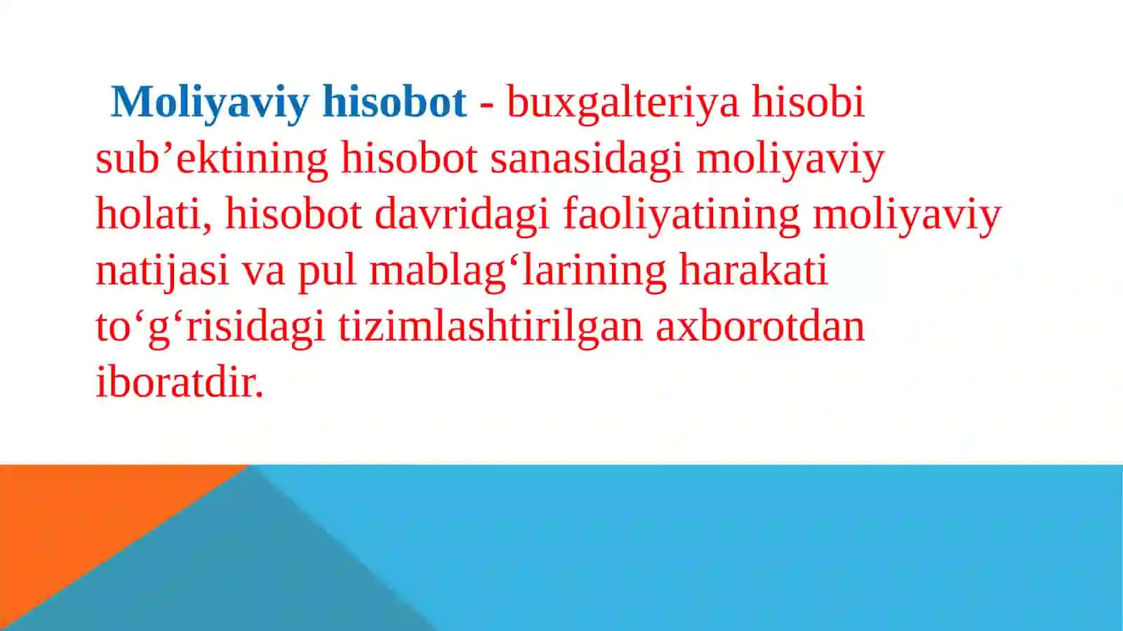 Moliyaviy hisobot: mazmuni, funksiyalari va uning turlari 2
