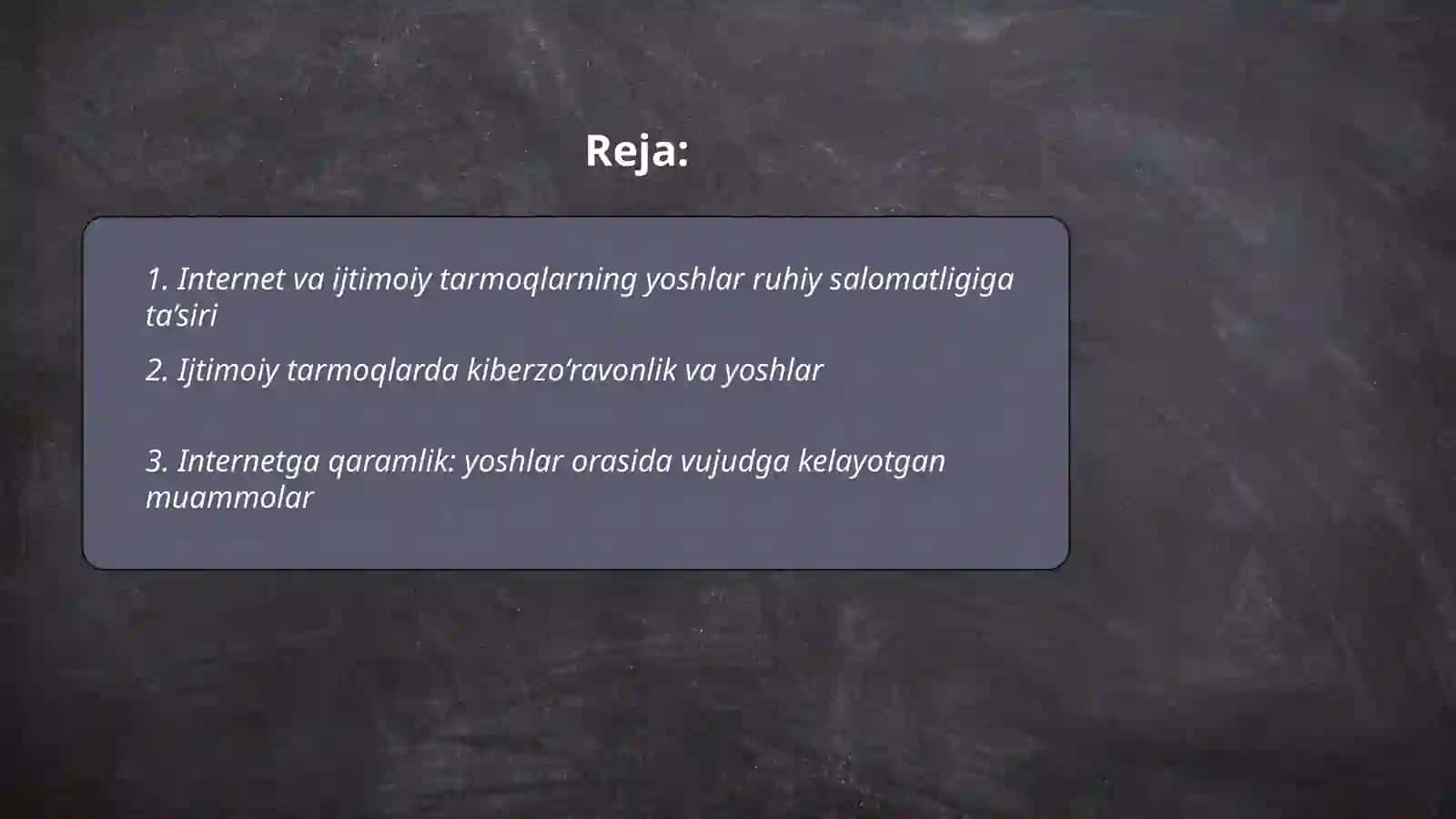 Internet va ijtimoiy tarmoqlarning yoshlar hayotiga ta’siri 2