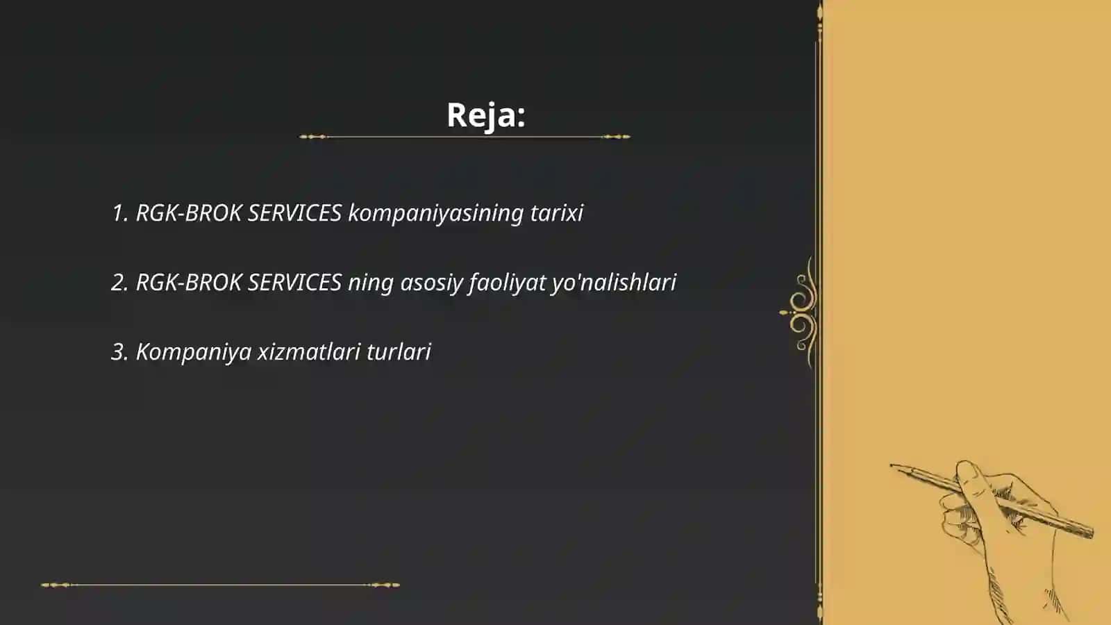 RGK-BROK SERVICES kompaniyasi haqida ma'lumot 2