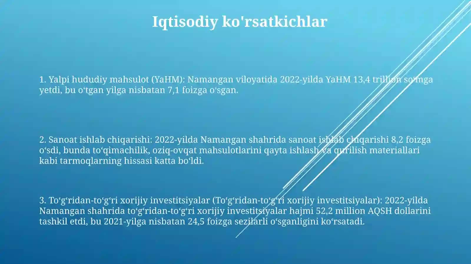 Namangan Davlat Statistikasi 2