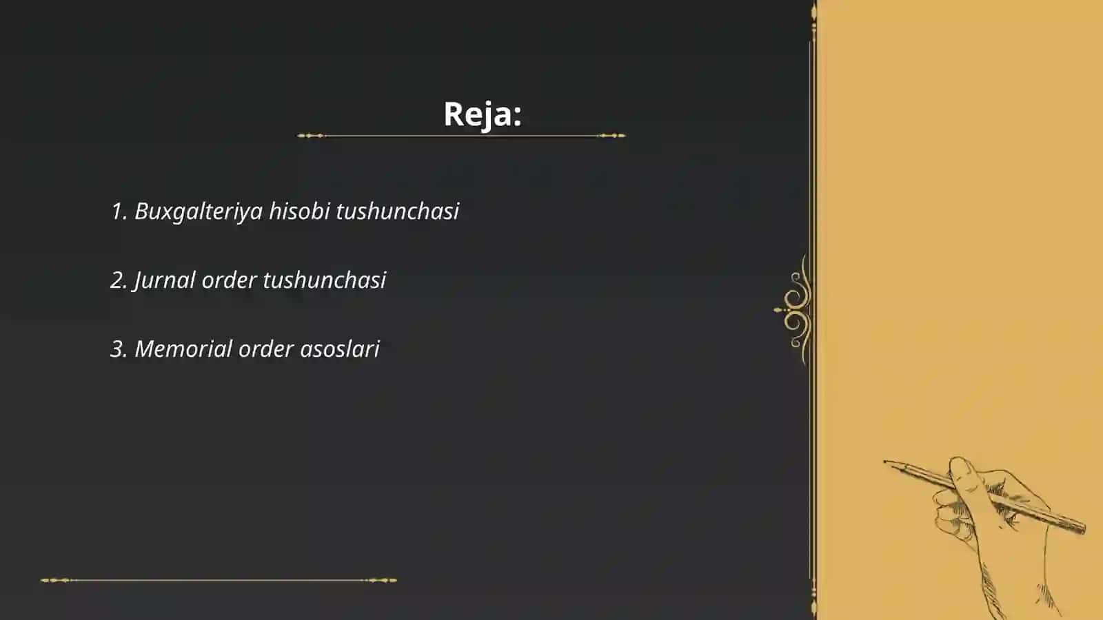 Buxgalteriya hisobi jurnal order memorial order bosh jurnal shakllari 2