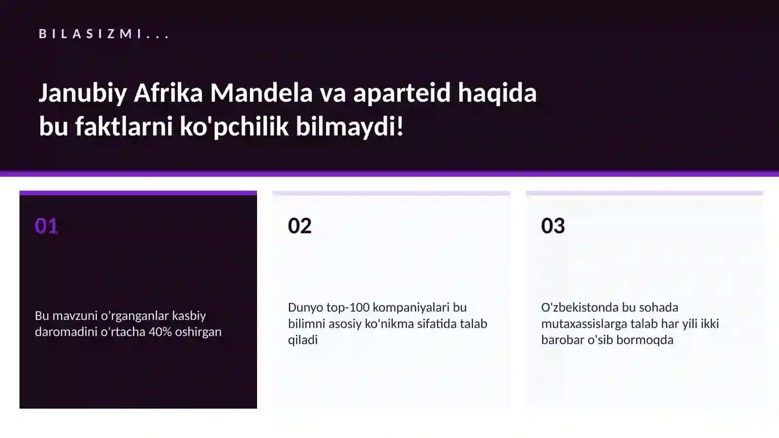 Janubiy Afrika Mandela va aparteid 2