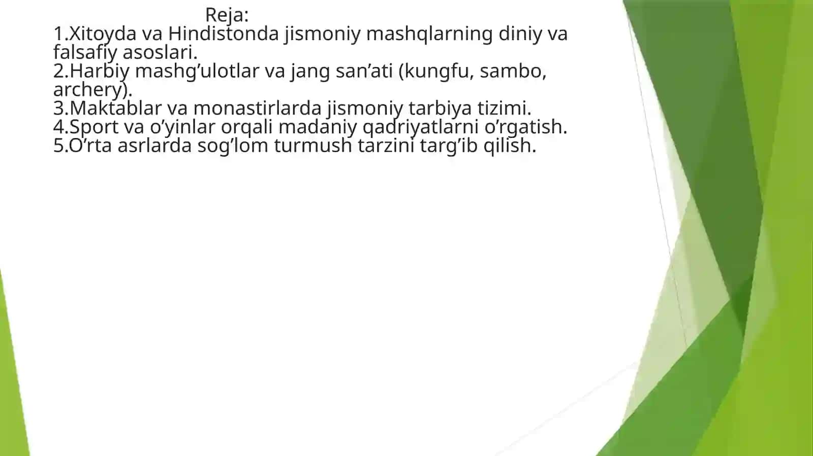 Yodgoraning Jismoniy Tarbiya Va Olimpiya Harakati Tarixi Mustaqil Ishi 2