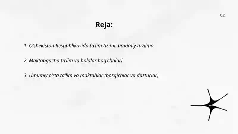 Oʻzbekiston Respublikasida Taʼlim tizimi 2