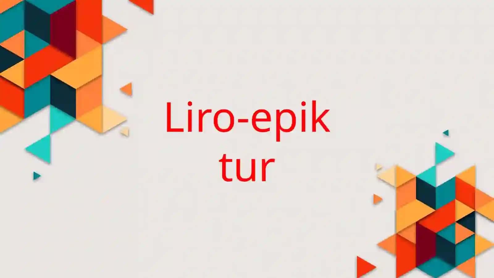 Mustaqillik davri adabiyotida liro-epik tur 2
