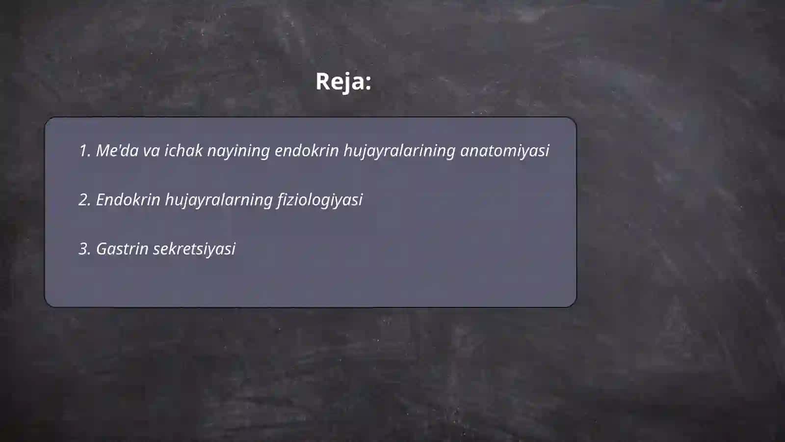 Me'da va ichak nayining endokrin hujayralari 2