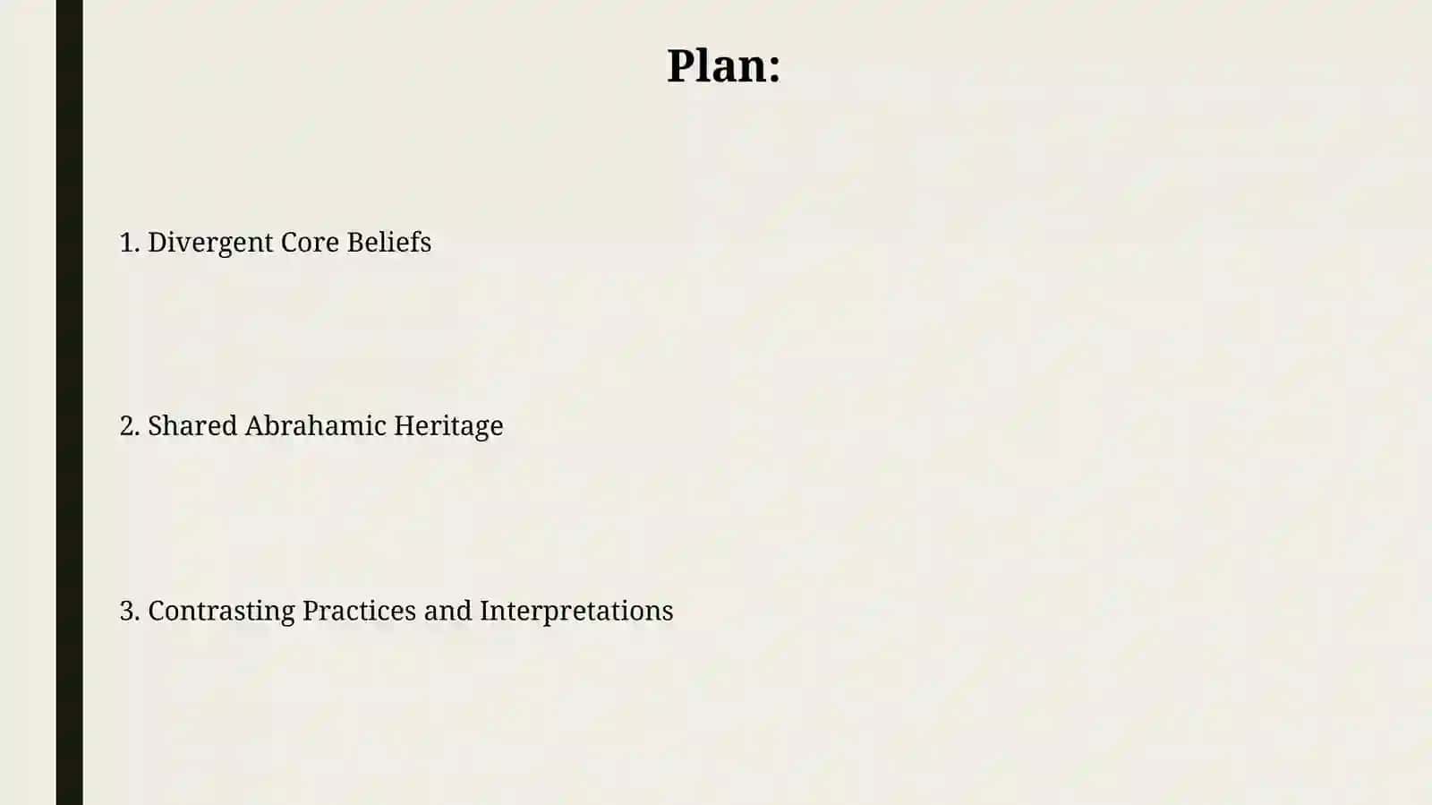 Comparing and contrasting Islam and Christianity 2