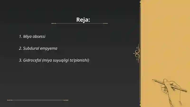 Neyro infeksiyadagi asoratlar 2
