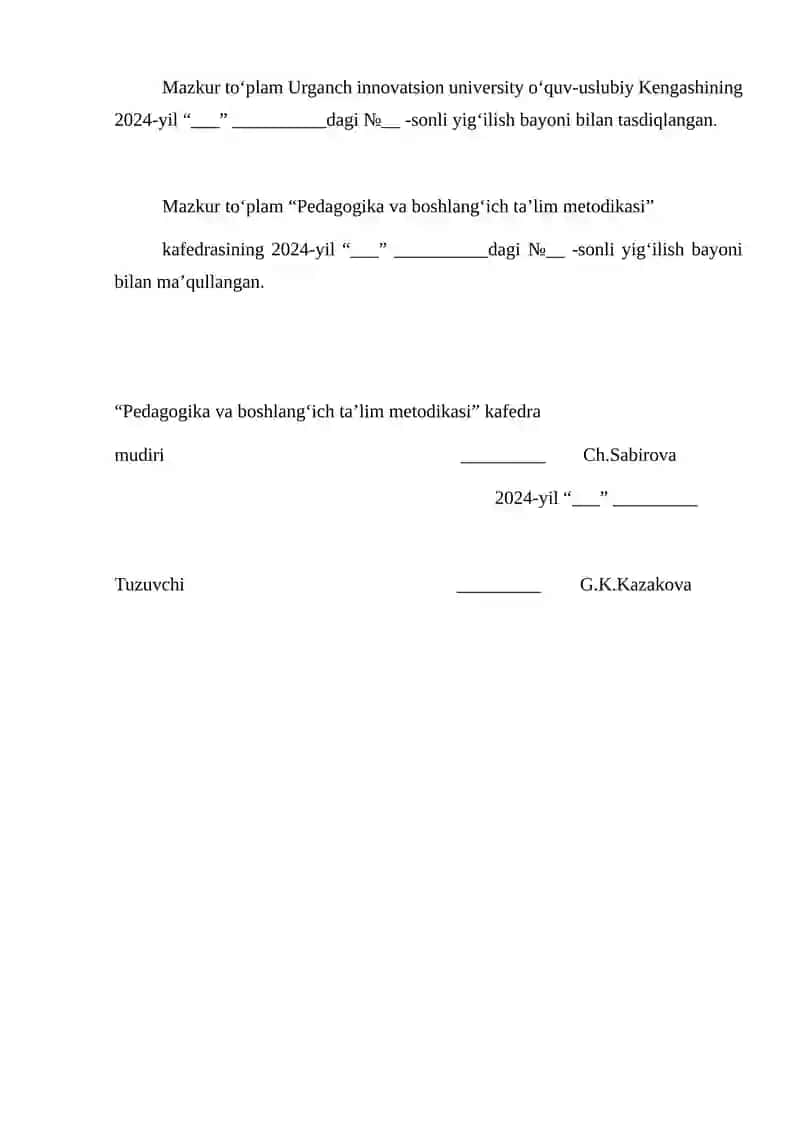 Pedagogika va boshlang'ich ta'lim metodikasi 2