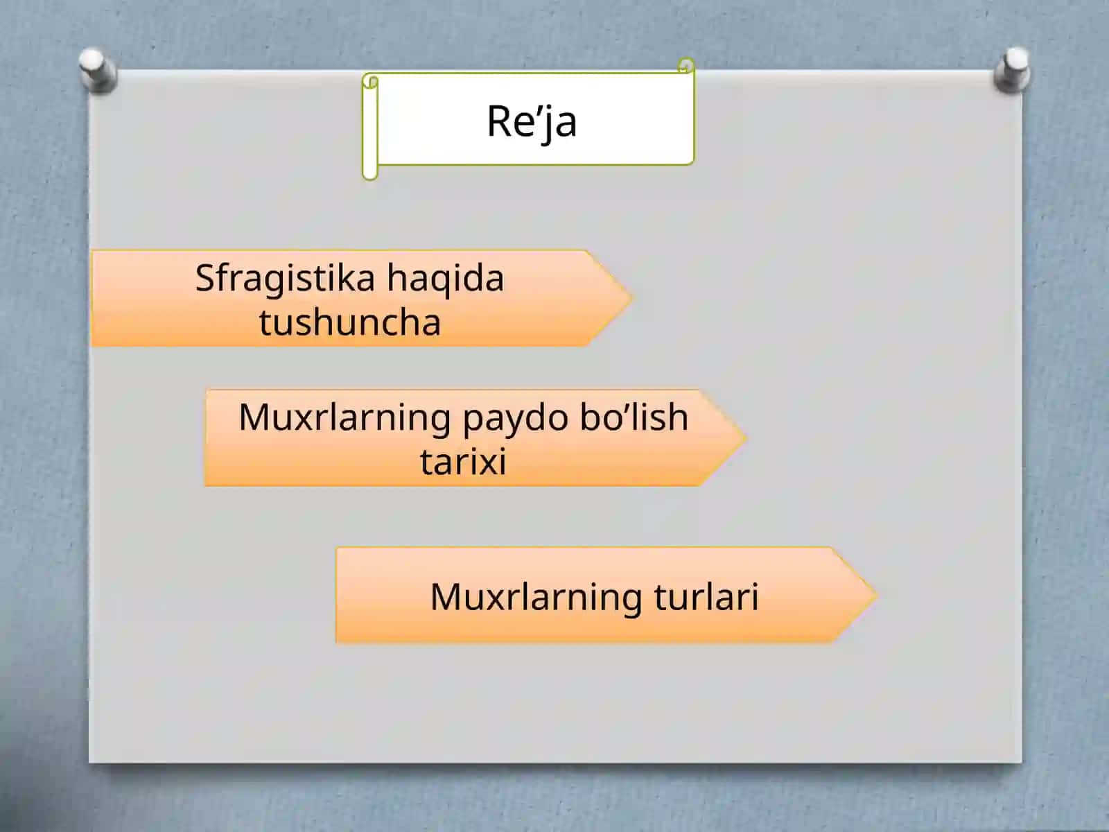Muxr turlari va rivojlanish bosqichlari 2