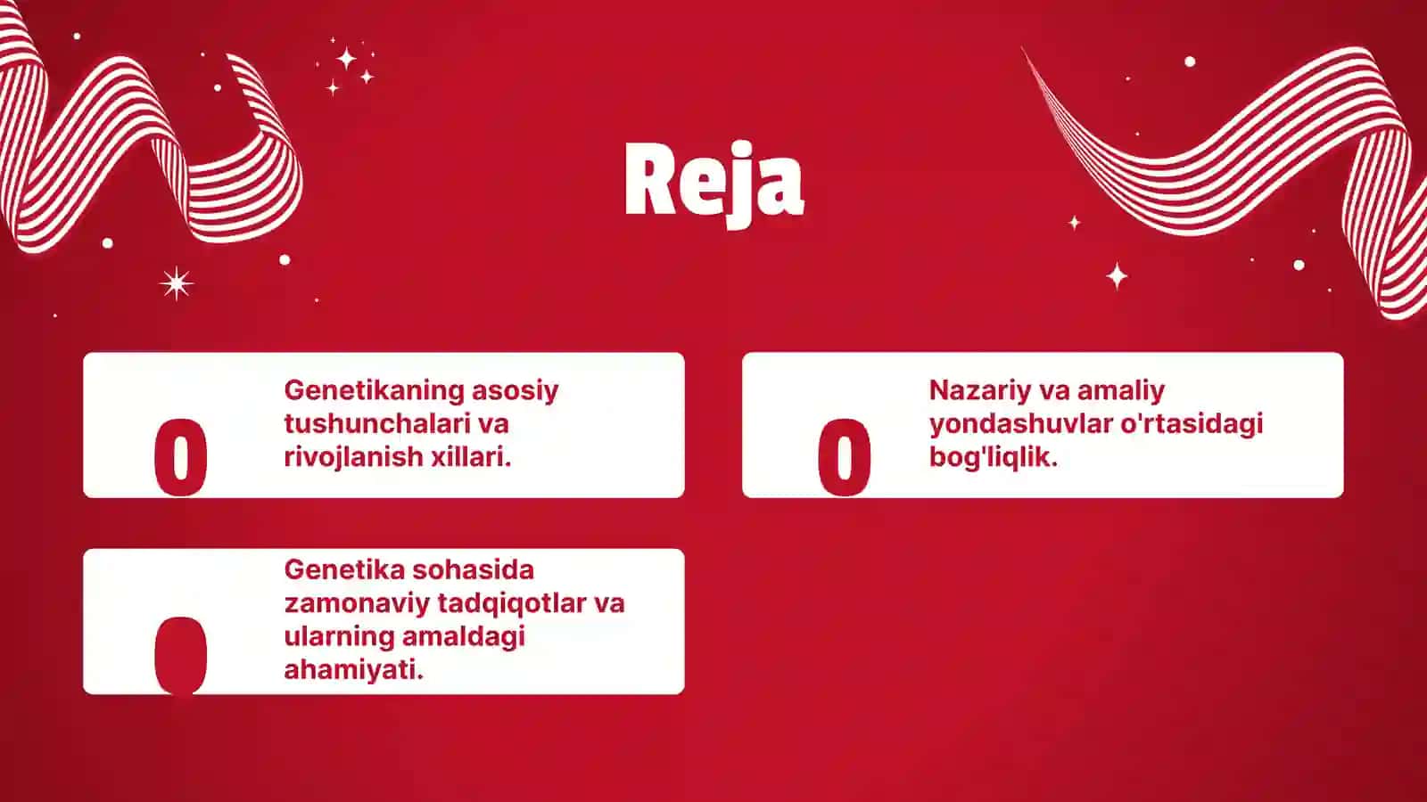 Genetikaning rivojlanish xillari 2