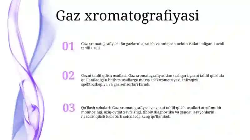 Gazlarni Tahlil Qilish Usullari 2
