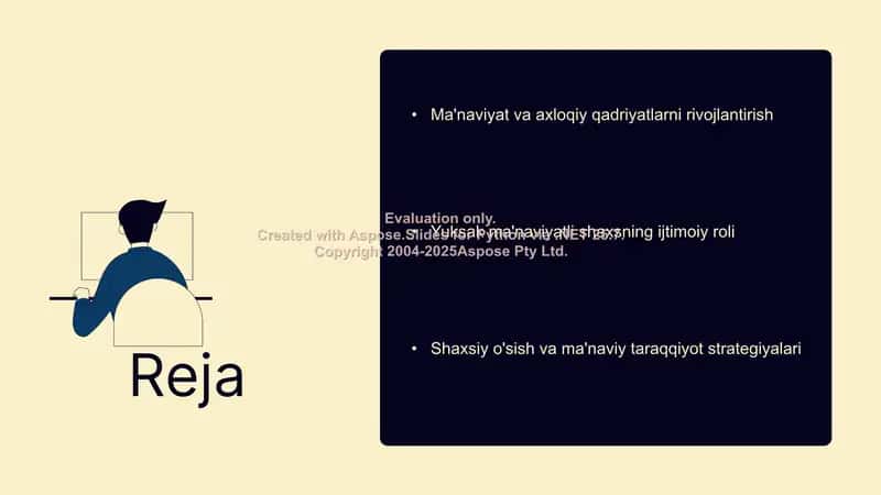 Yuksak ma'naviyatli shaxsni shakllantirish haqidagi konseptual gʻoyalar 2