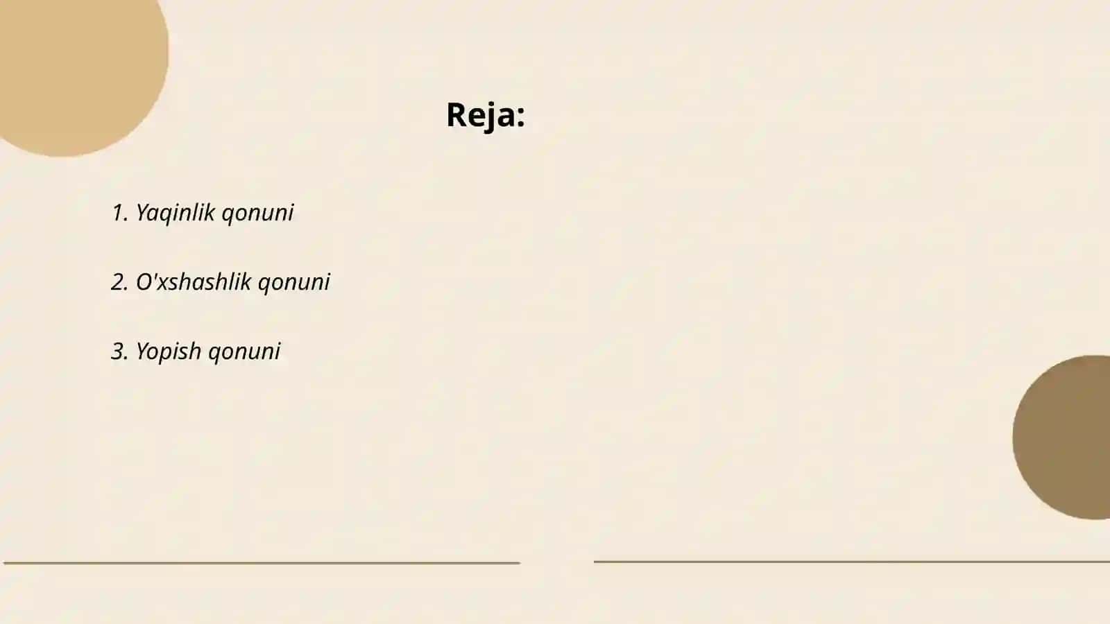 Geshtaltpsixologiyada pertseptiv tushunish qonunlar 2