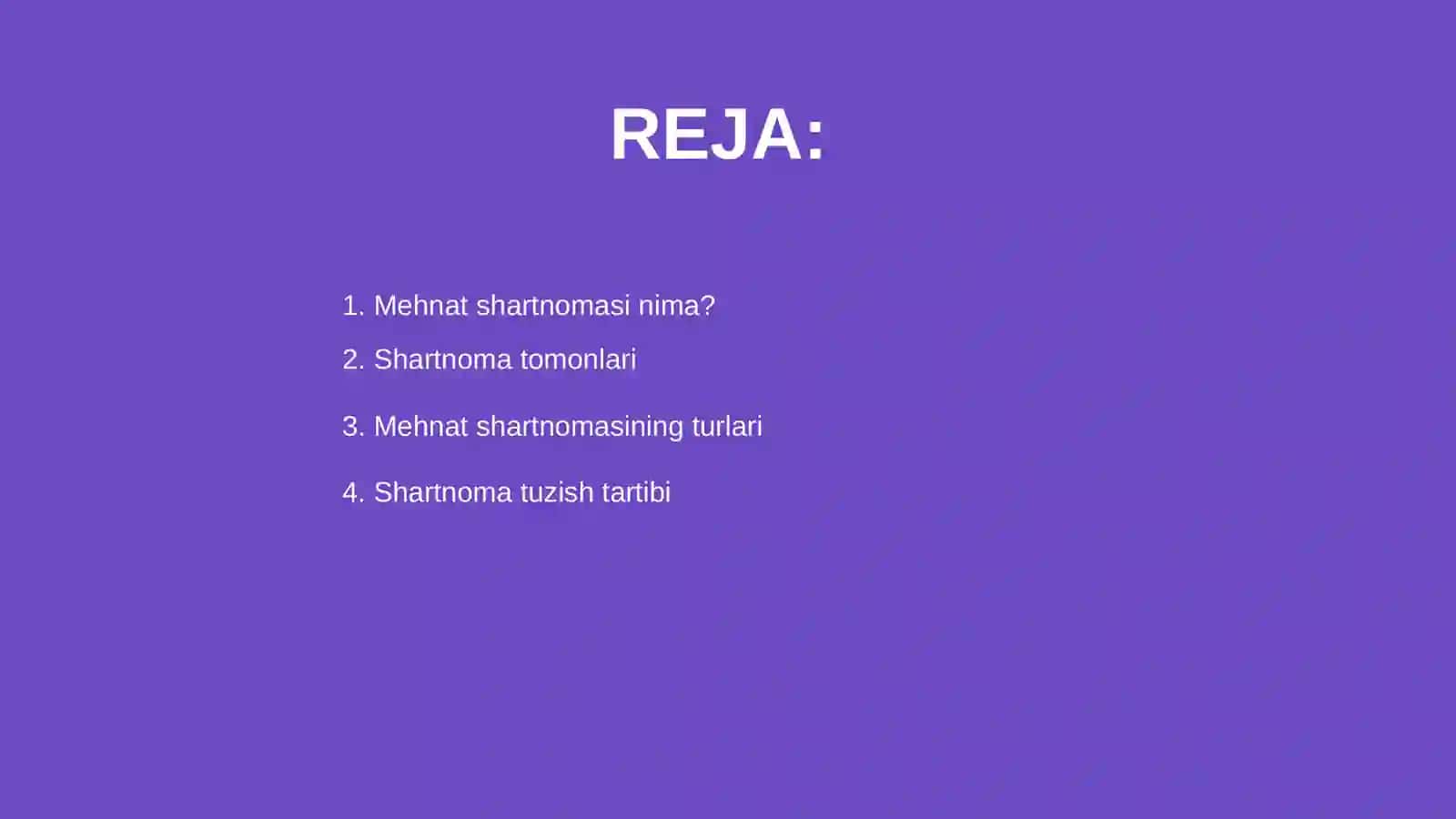 Mehnat shartnomasi 2