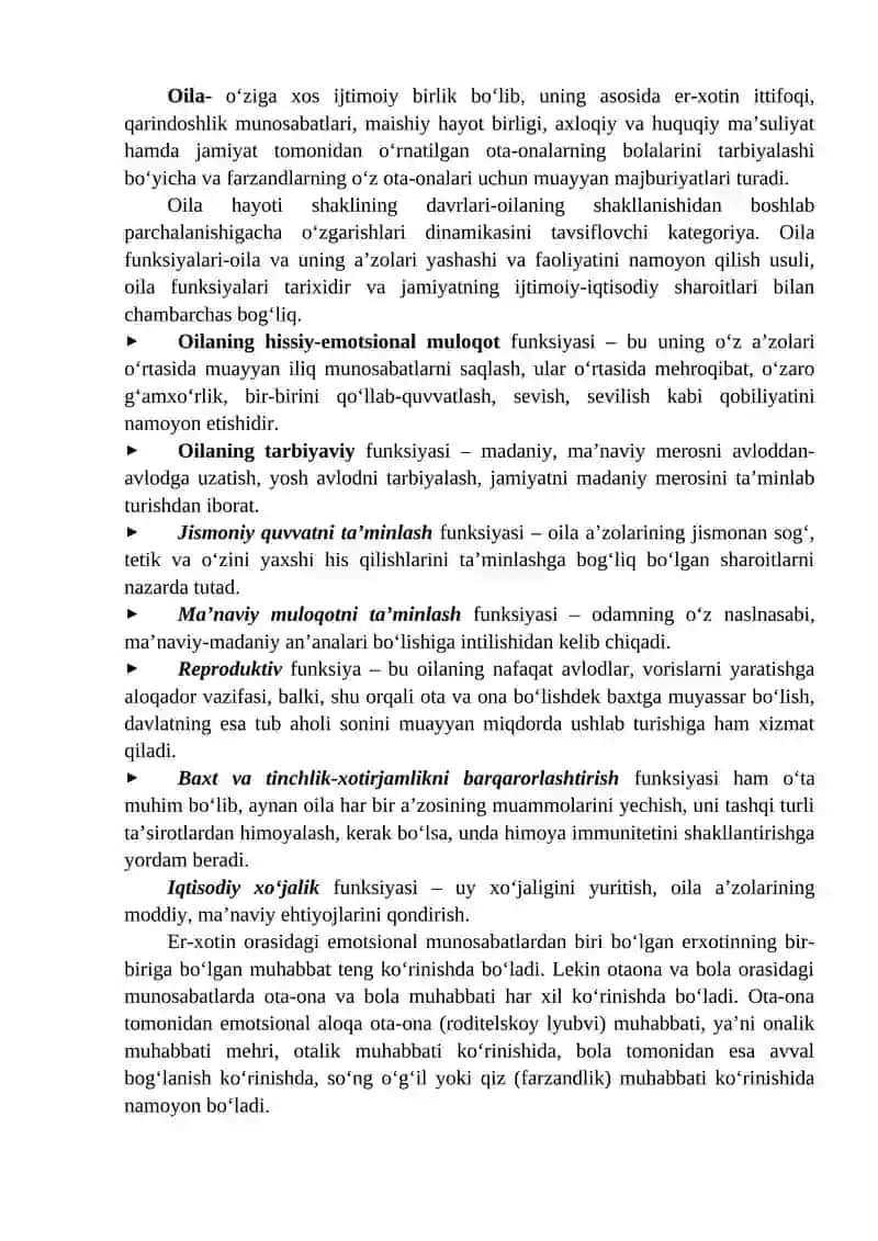 BOLA TARBIYASIDA OTA-ONA MUNOSABATI 2