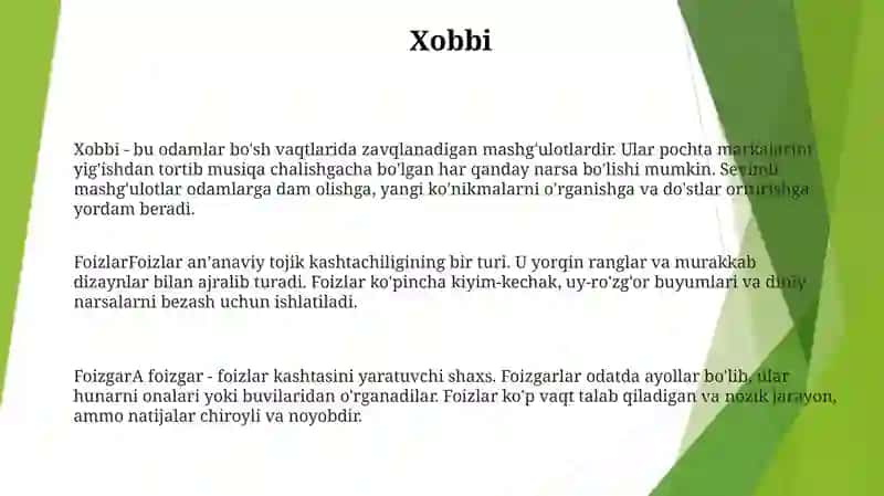 Foizlar 2
