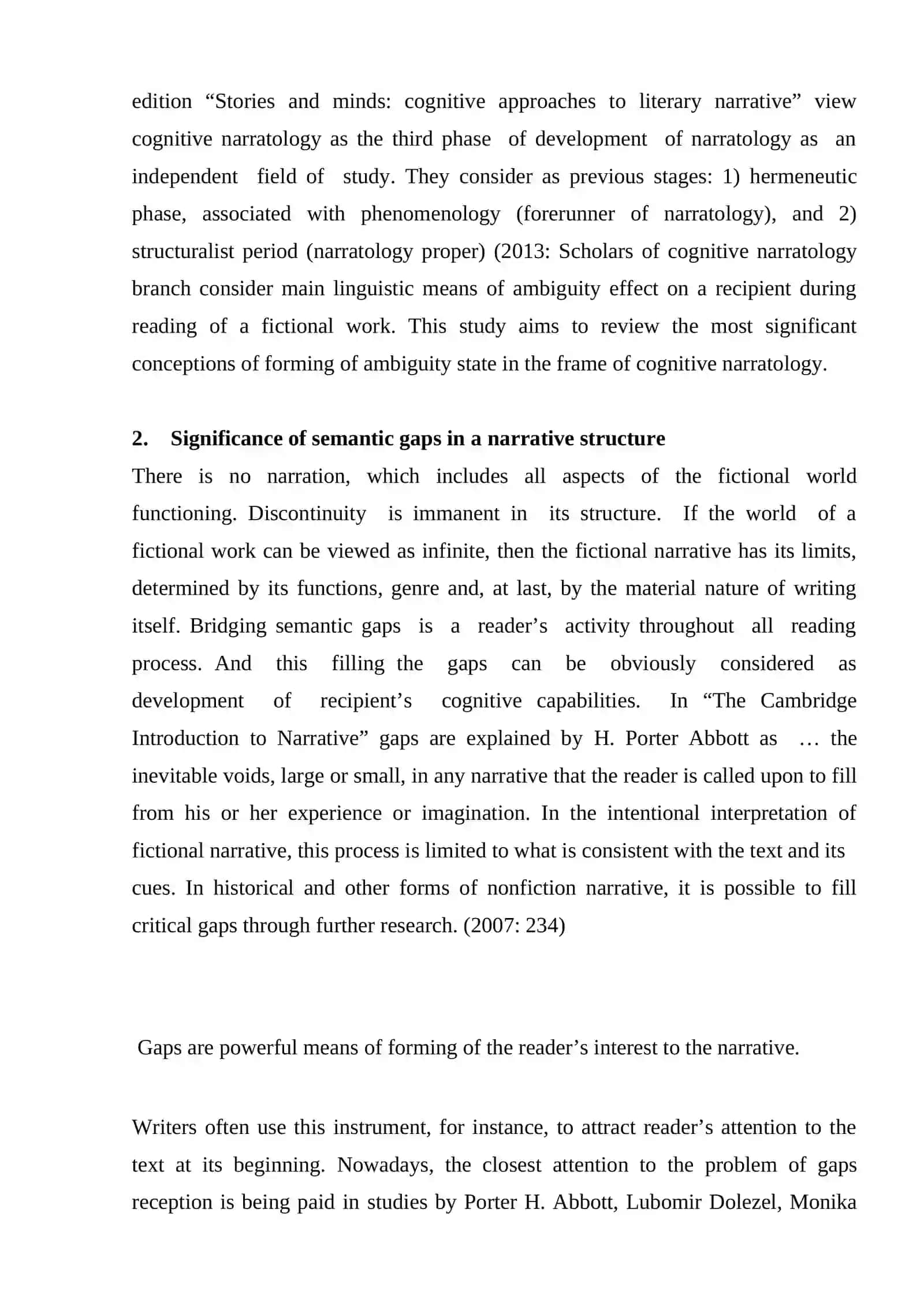 Implicitness and ambiguity of the fictional text 2