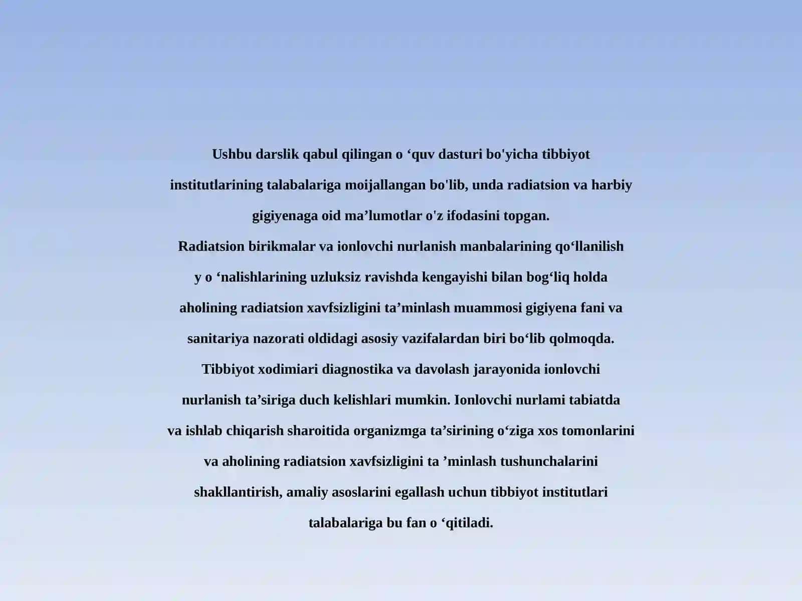 Harbiy gigiyena 2
