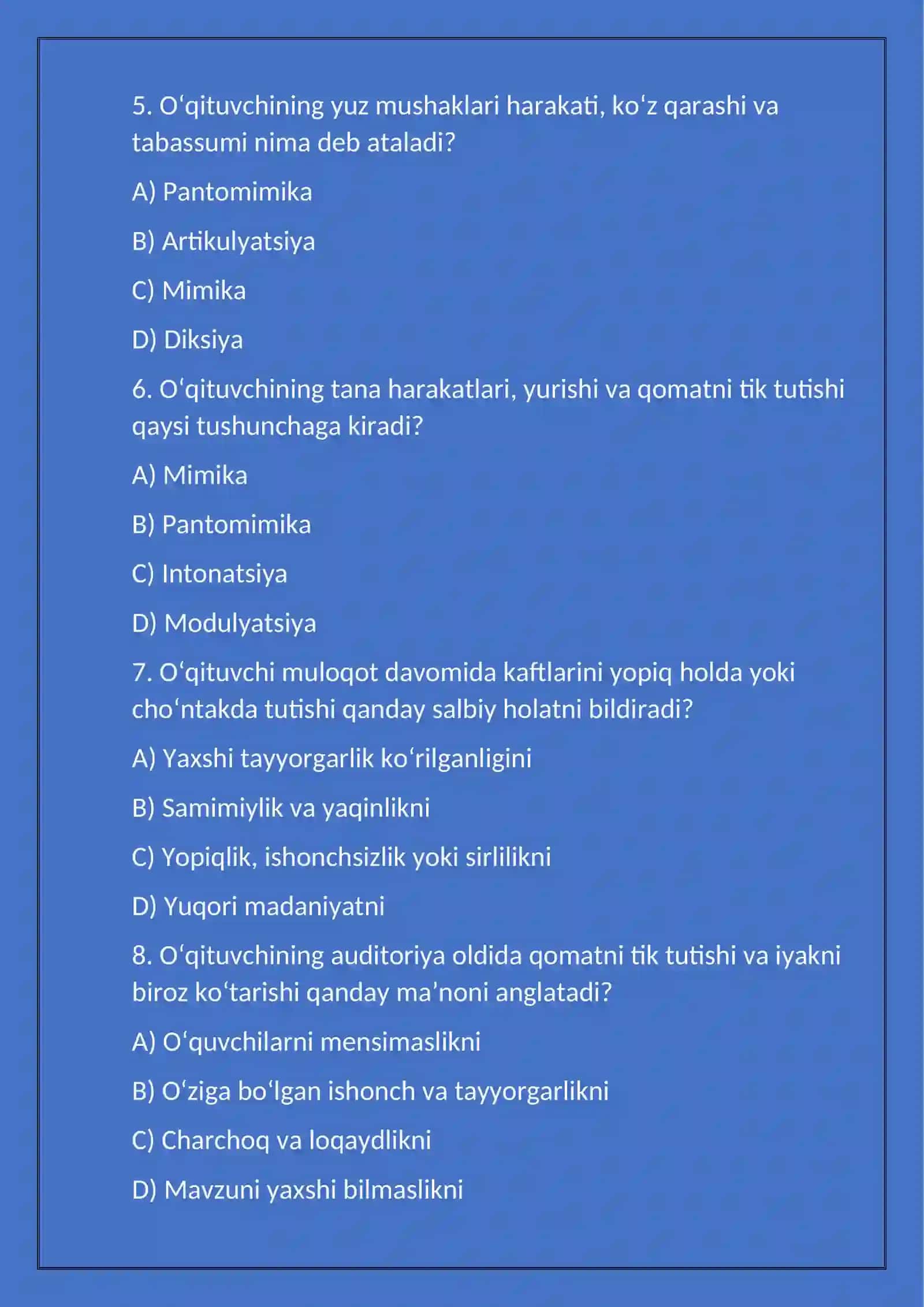 pedagogik texnalogiyalar 2