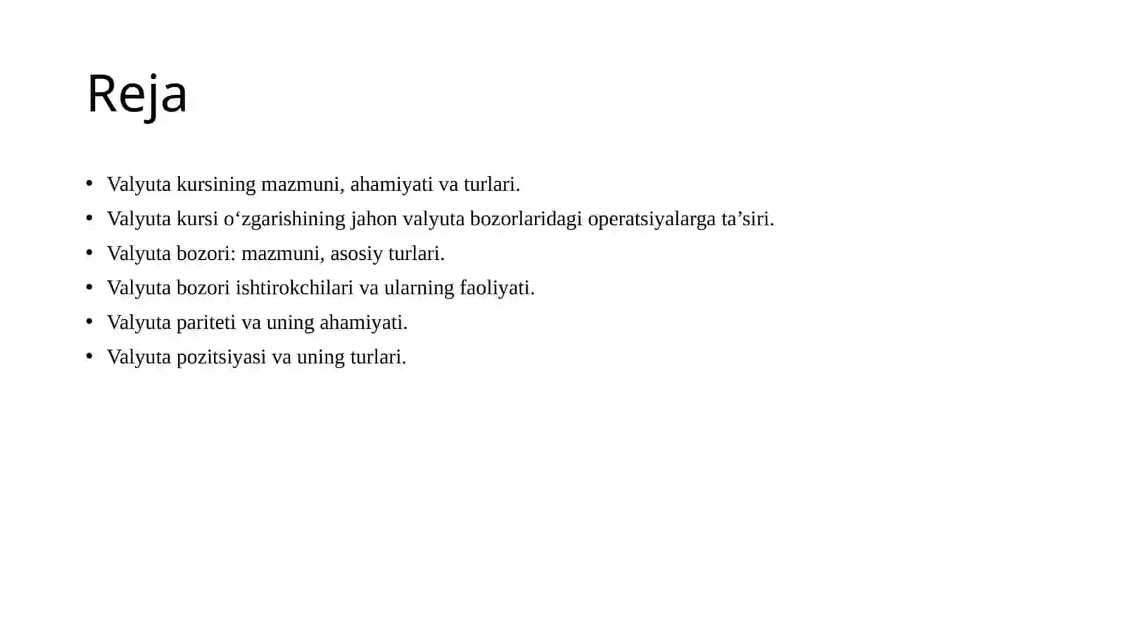 Valyuta bozori va uning ishtirokchilari 2