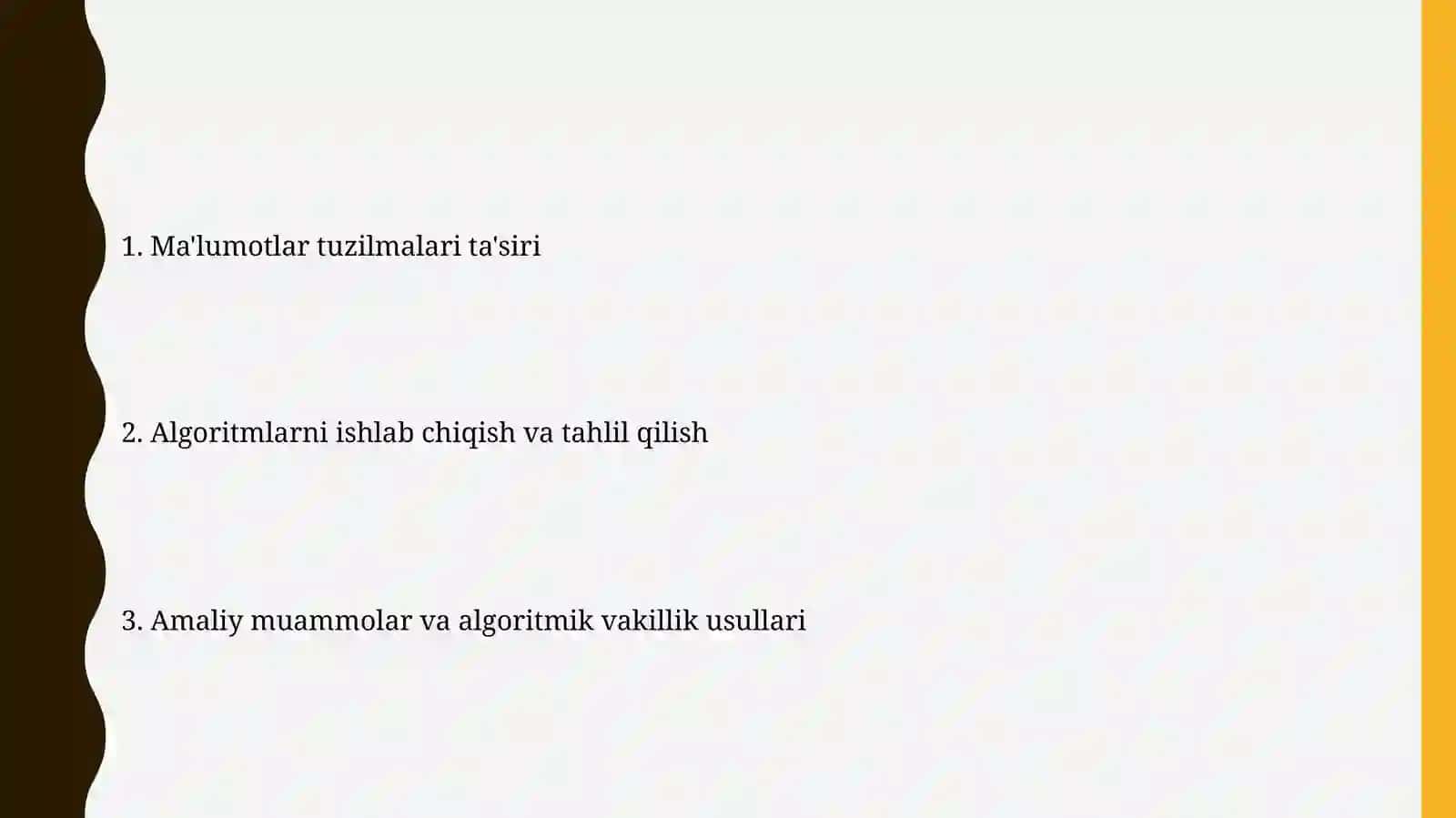 Algoritmlar va ularning berilish usullari 2