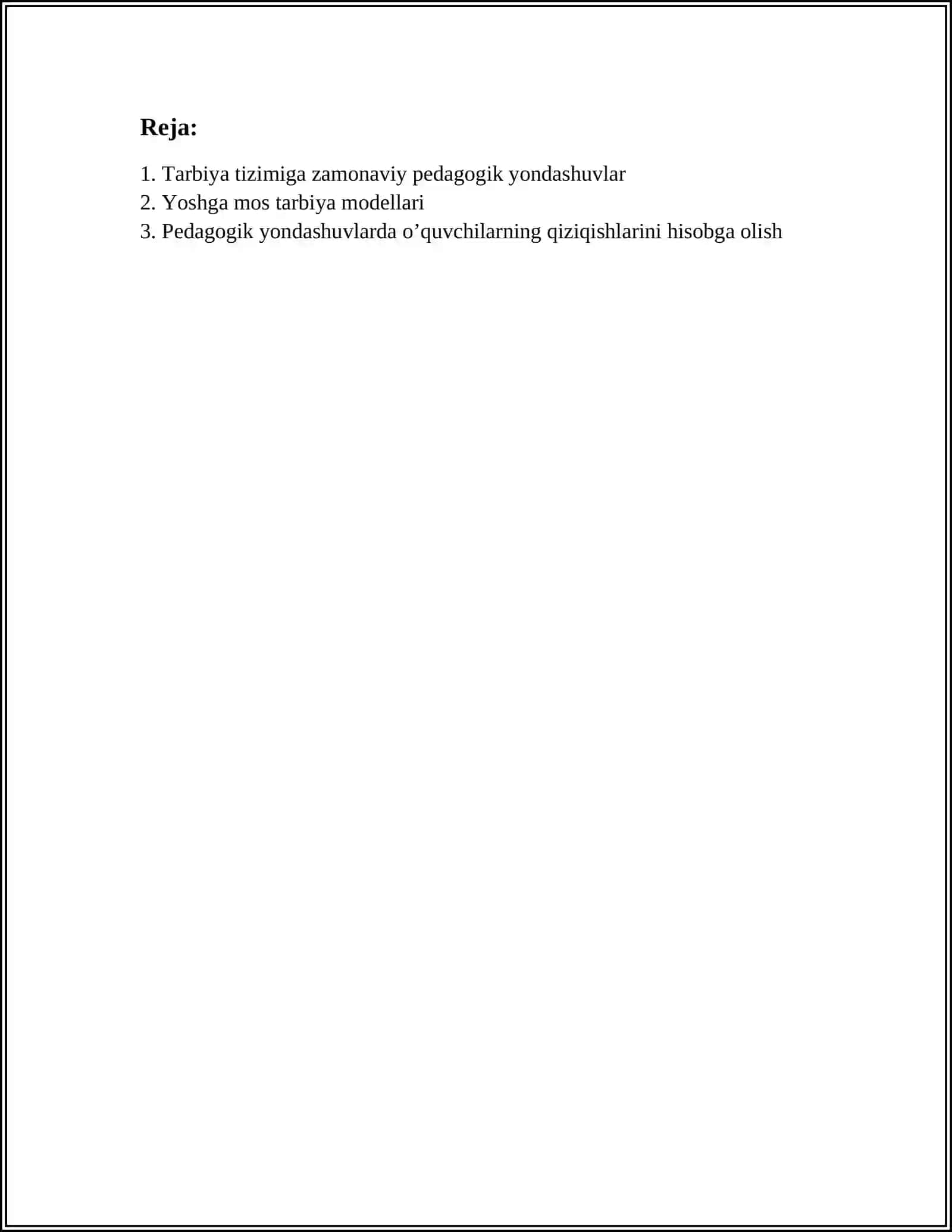 TARBIYA TIZIMIGA PEDAGOGIK YONDASHUV 2
