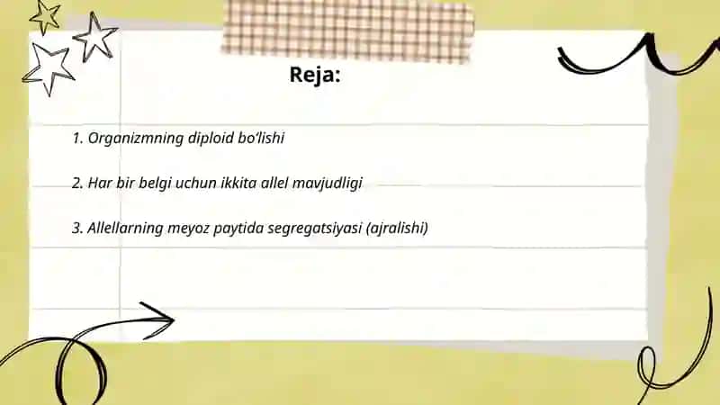 Organizmning diploid bo‘lishi 2