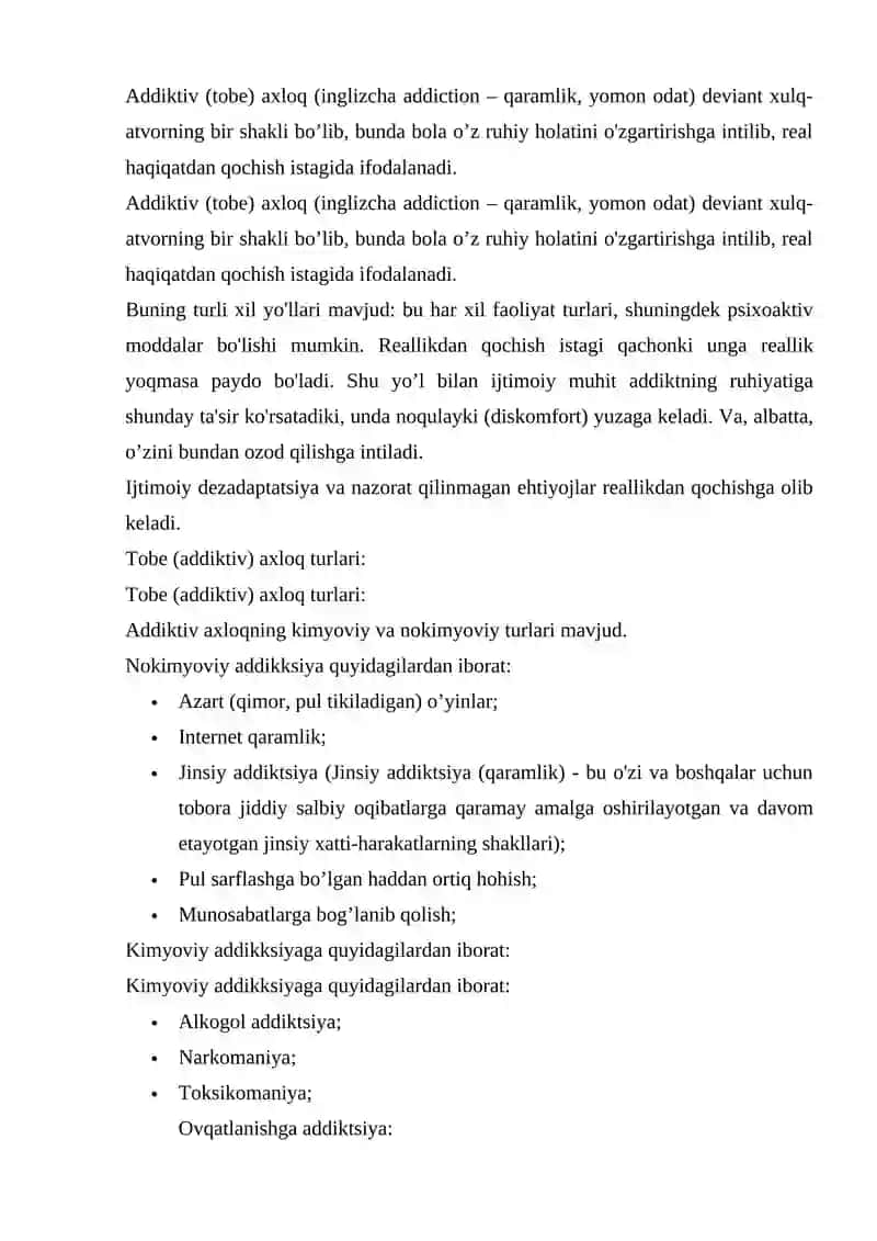 Addiktiv Xulq Motivlari 2