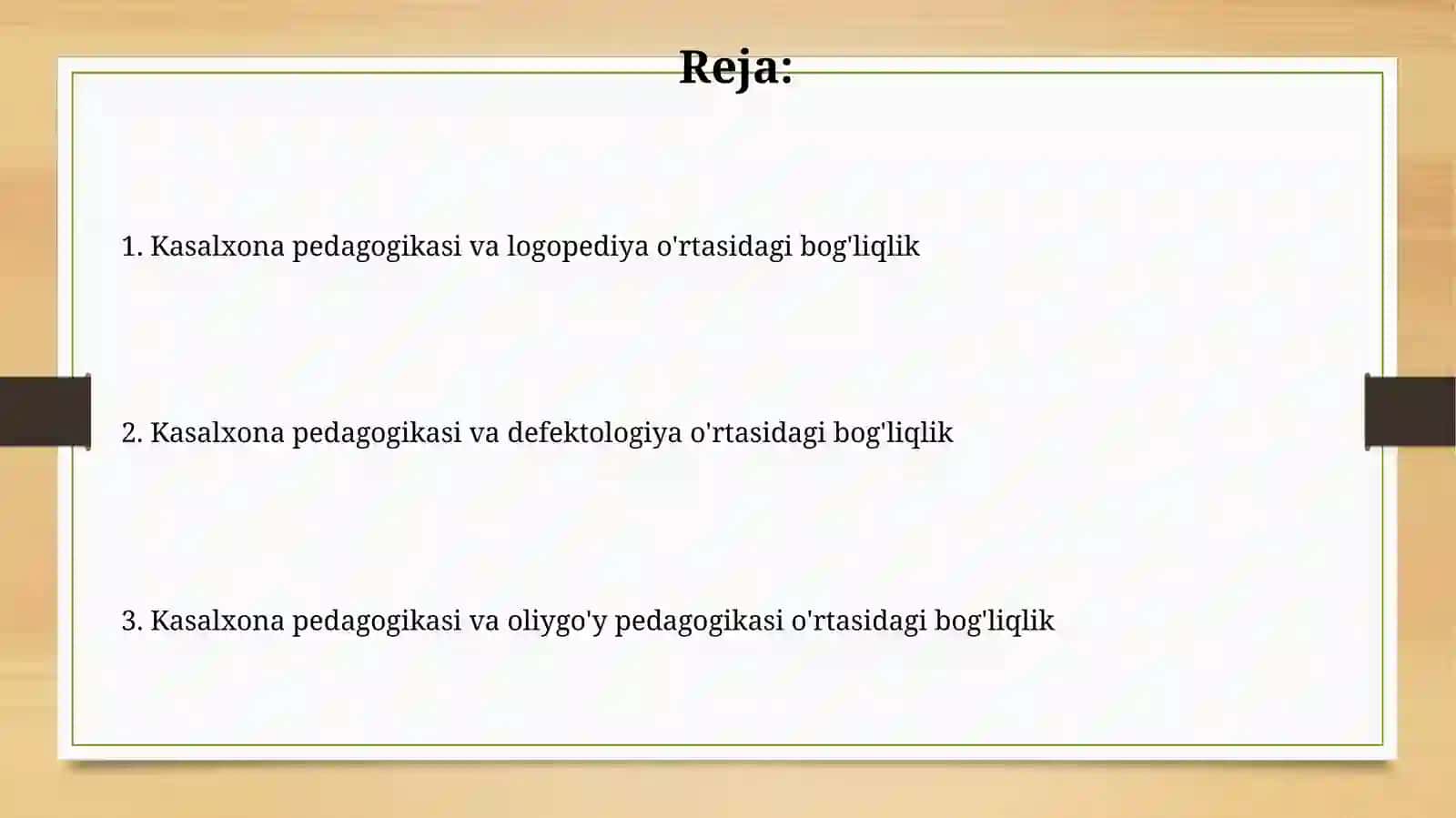 Kasalxona pedagogikasi va logopediya o'rtasidagi bog'liqlik 2