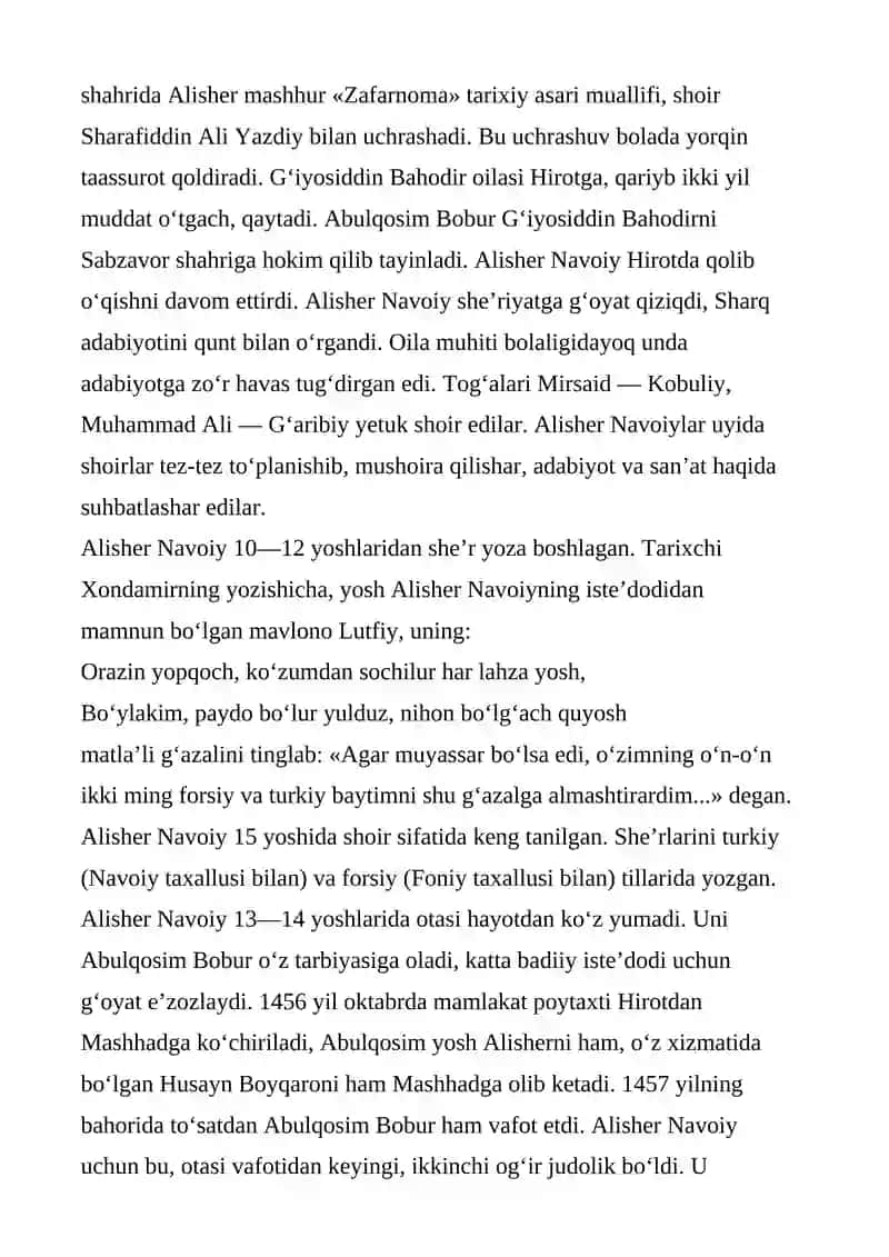 ALISHER NAVOIY 2