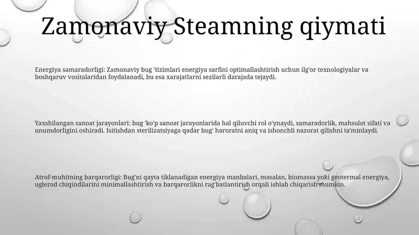 Zamonaviy SteamDavrTalabi 2