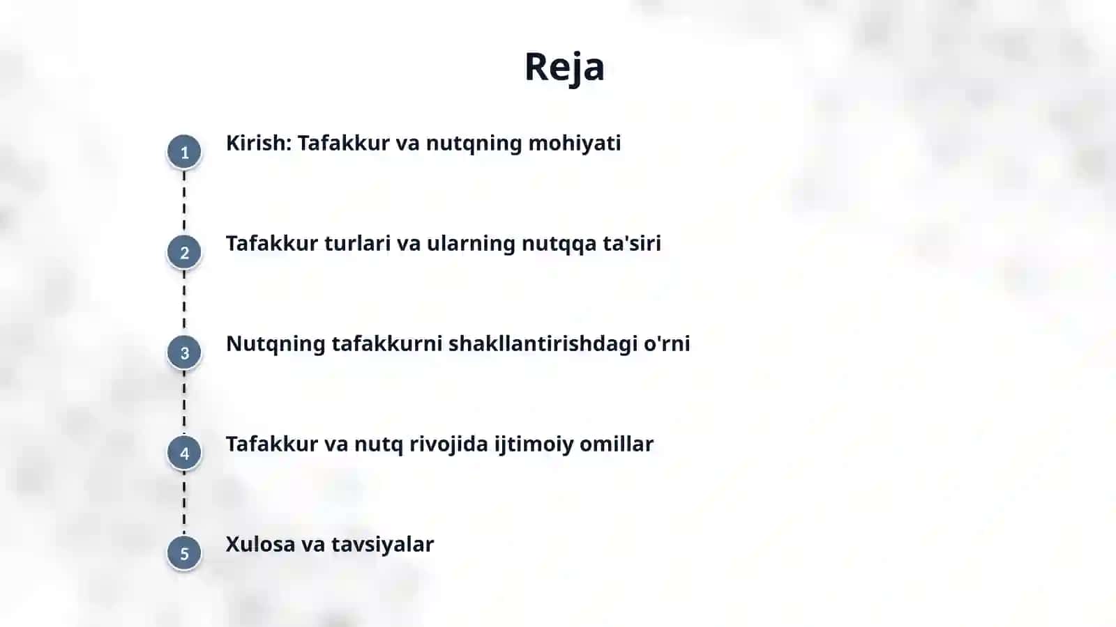 Mavzu:Tafakkur va Nutq 2