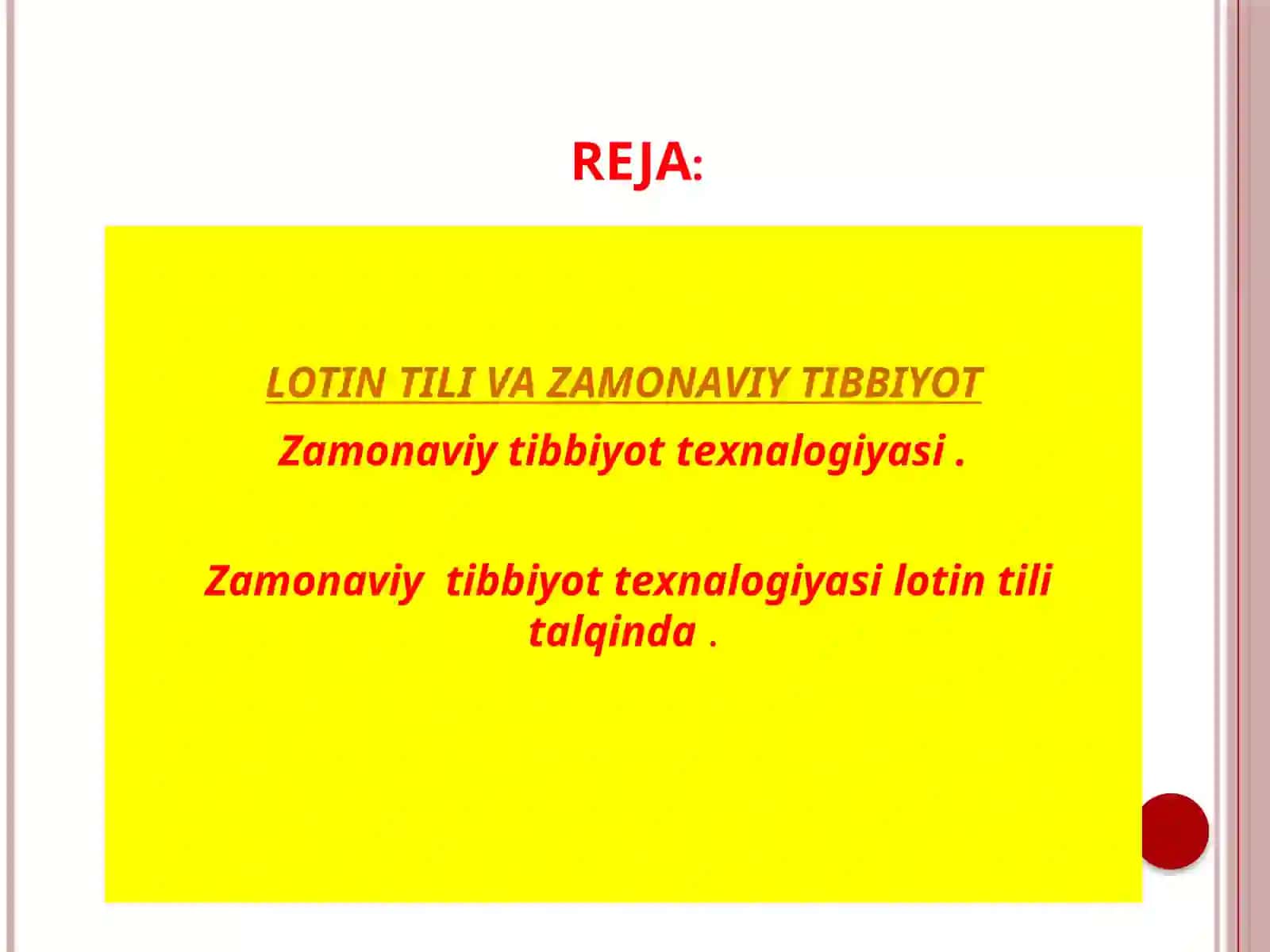 Zamonaviy tibbiyot texnologiyasi 2