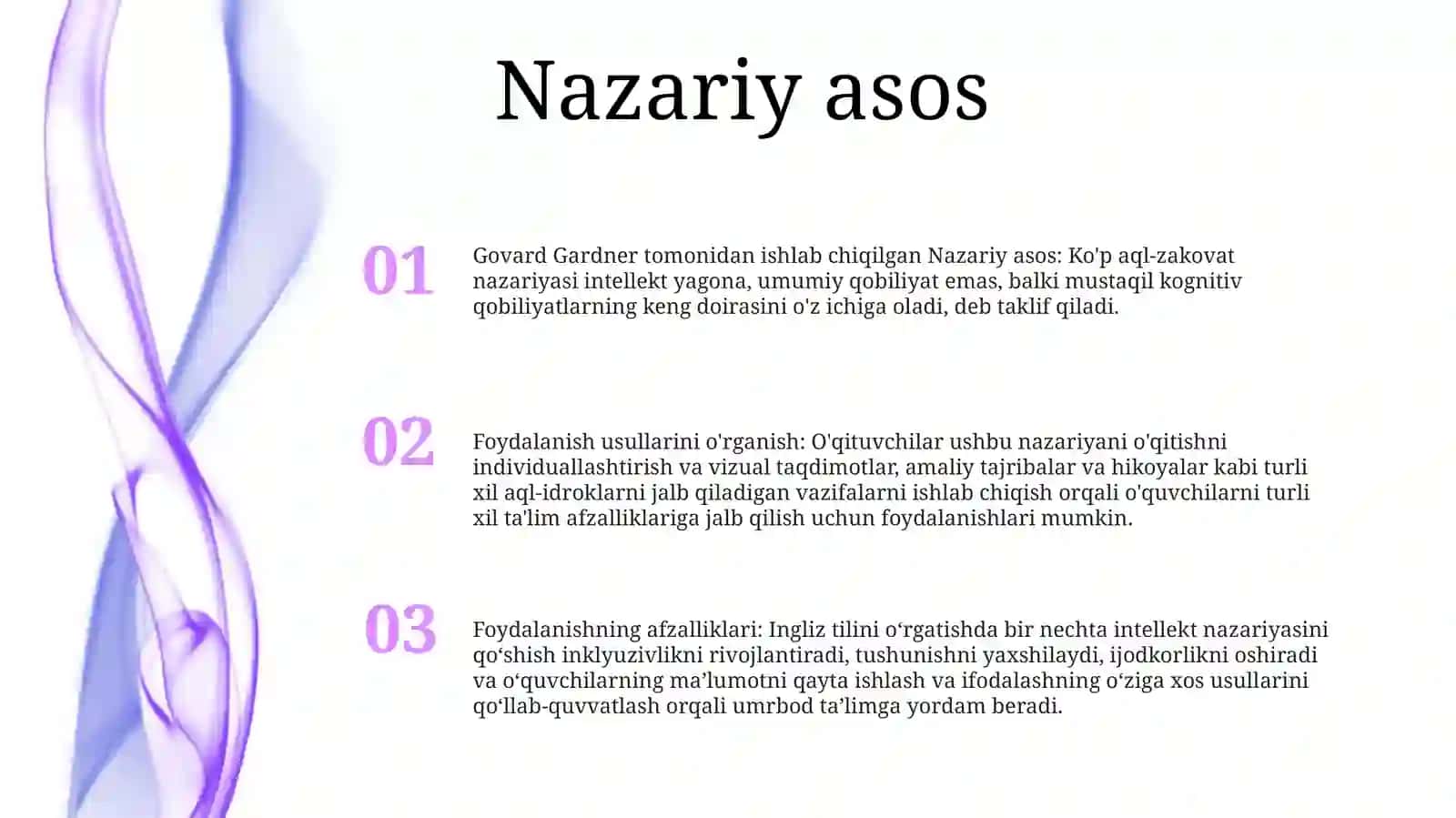 Nazariy asoslar 2