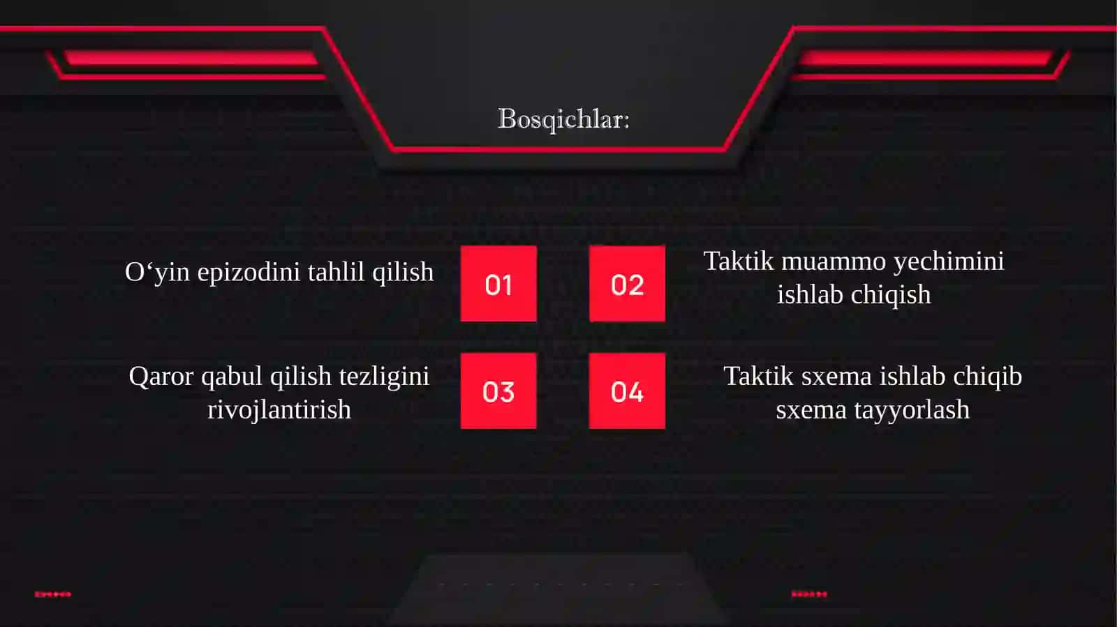 O‘yin epizodini tahlil qilish 2