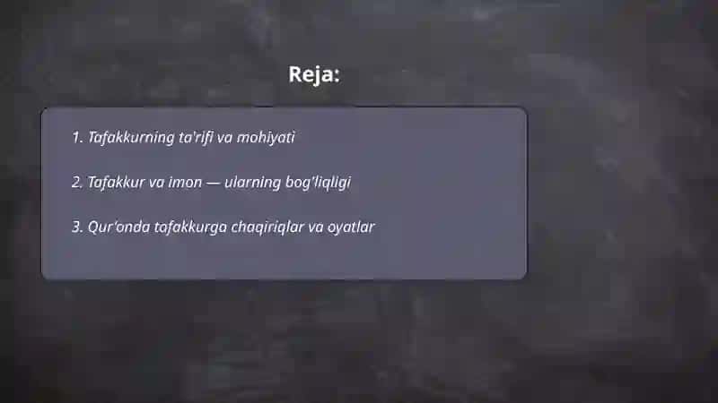 Tafakkur 2