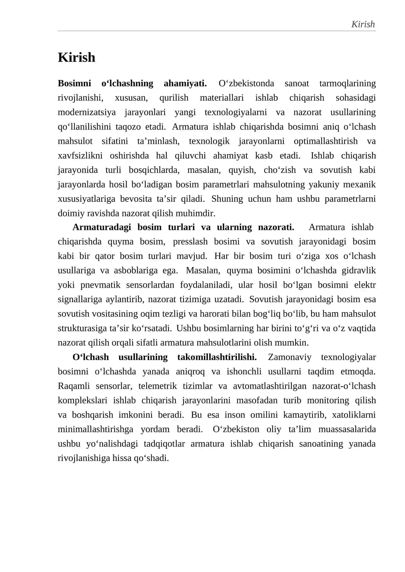 Armaturadagi bosimni o‘lchash 2