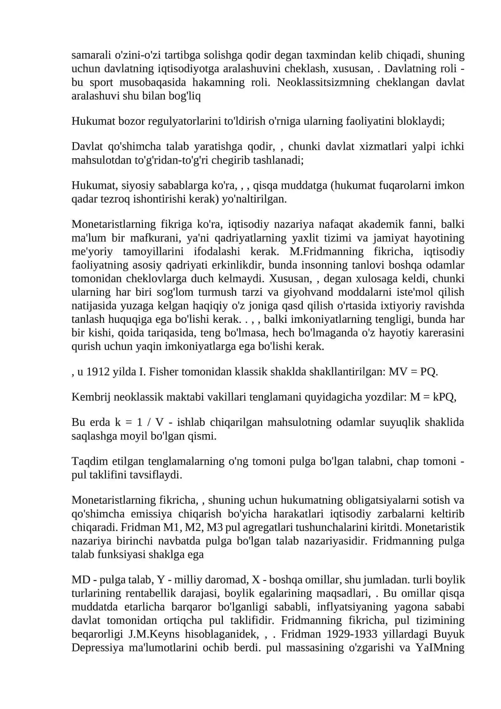 Neoklassik nazariya 2