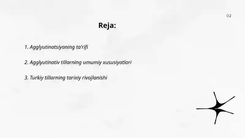 Turkiy tillarning agglyutinativ tabiati 2