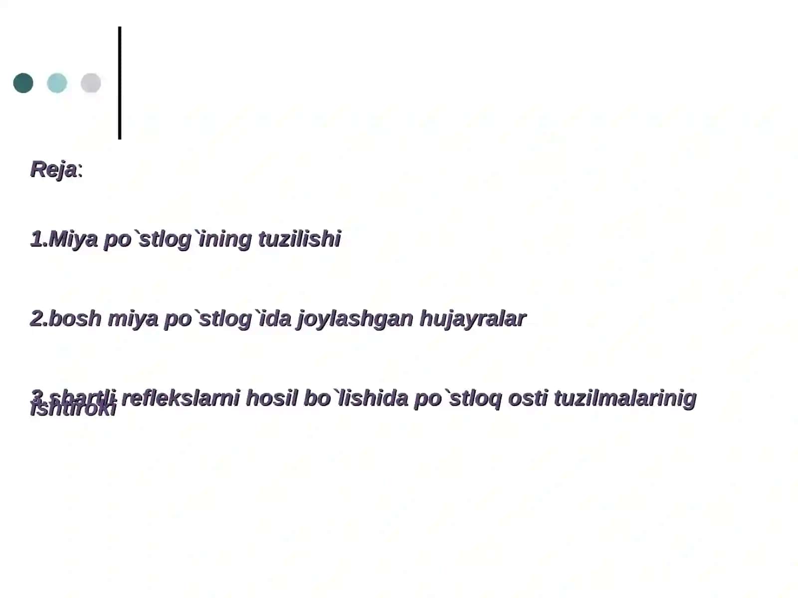 Miya po`stlog`ida ta`sirotlarni tahlili va sintezi 2
