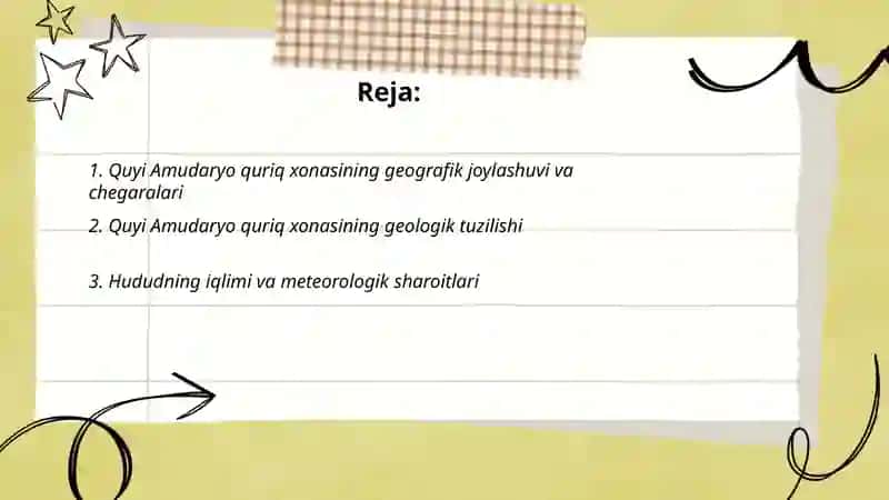 Quyi Amudaryo quriq xonasi 2