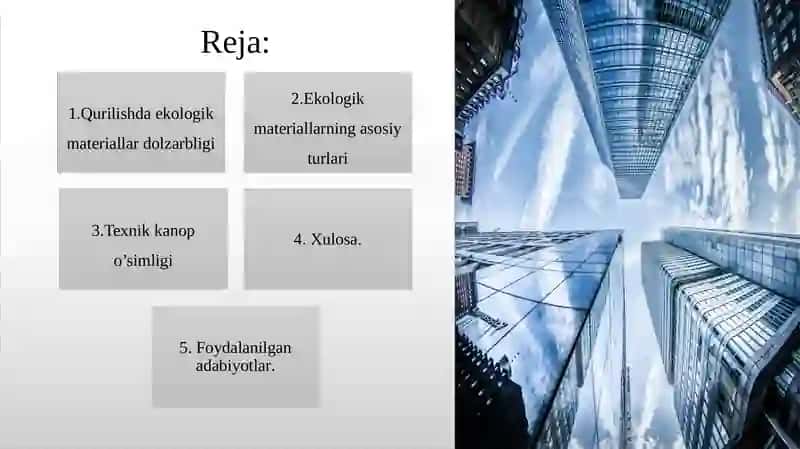 Ekologik qurilish materiallari 2