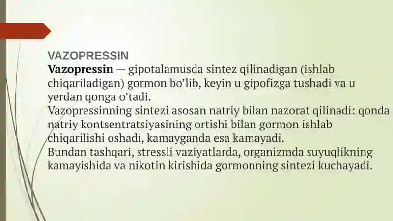 Qandsiz diabet yoki qandsiz siydik tanqisligi 2