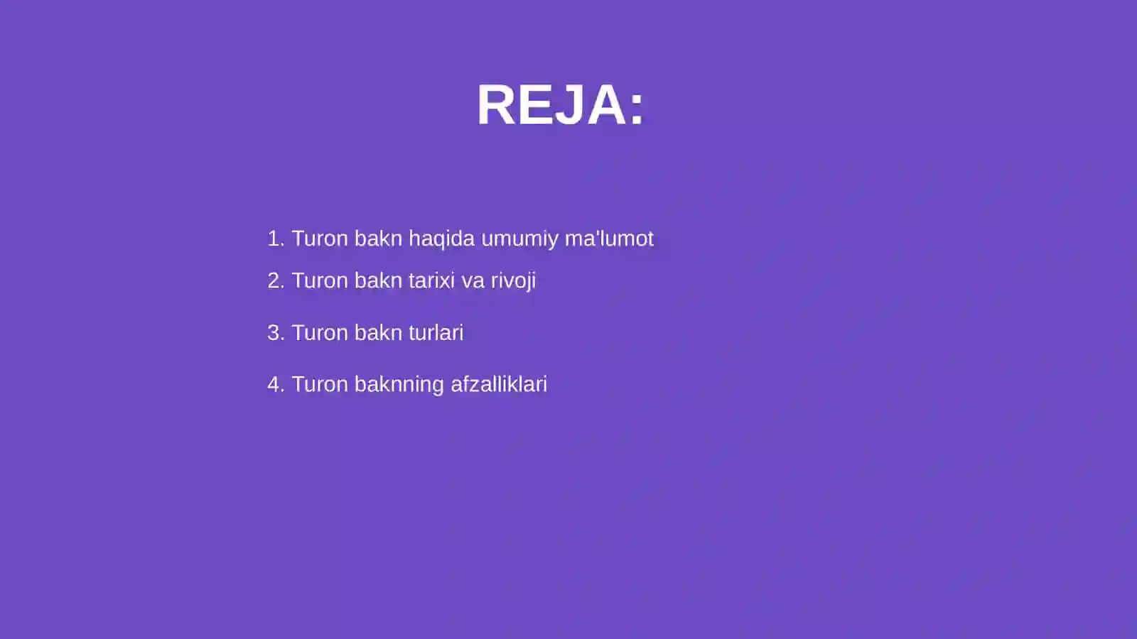 Turon bakn haqida perizitantsiya 2